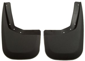 GMC Sierra Mud Guards - Rear - Husky Liners - Custom-Molded, FormFit Design, Husky Shield, Paintable Matte Finish - `07-`12